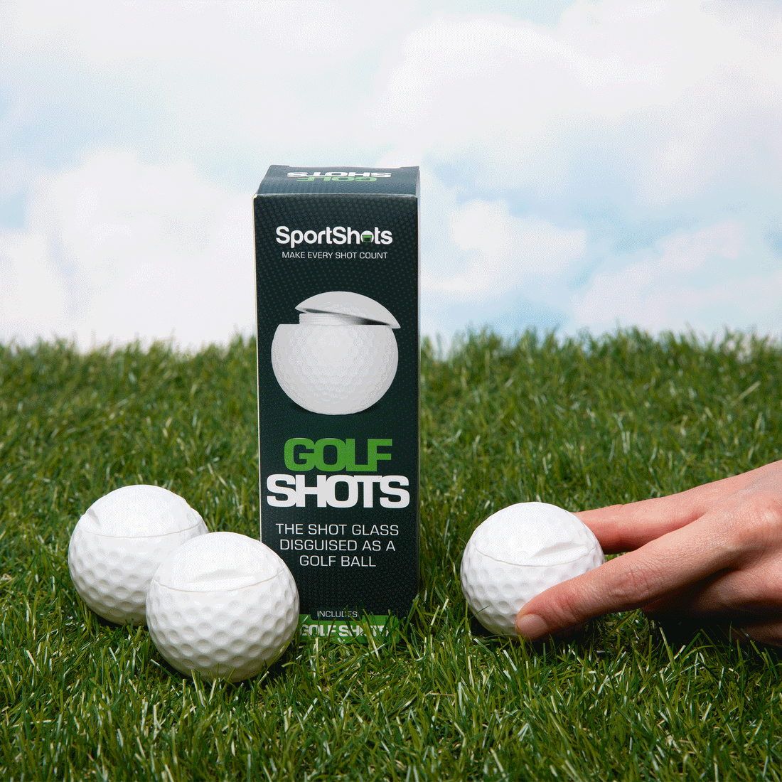 Sport Shots™ - Golf Ball Shaped Shot Glass