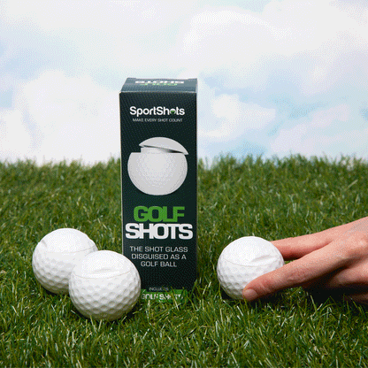 Sport Shots™ - Golf Ball Shaped Shot Glass